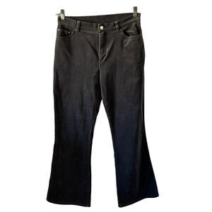 Jones New York Signature Petite Gray Velvet Jeans Size 6P Y2K